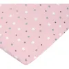 Image de Drap Housse Imprimé Étoiles Multicolores Rose Clair 70x140 Cm