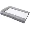 Image de Matelas À Langer Avec Éponges Amovibles Gris Clair 42x70 Cm