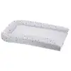 Image de Domiva - Matelas Langer Pvc + 2 Eponges Amovibles - Blanc Imprime Etoiles