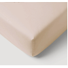 Image de Drap-housse Jersey Bébé 100% Coton Beige 60x120x15 Cm