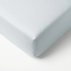 Image de Drap-housse Jersey Bébé 100% Coton Bleu 60x120x15 Cm