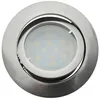Image de Lampesecoenergie   Spot Encastrable Orientable Led Gu10 5w   Blanc Neutre 4000k   Installation Directe 230v   Angle De Diffusion 120°   Aluminium Brossé