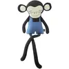 Image de Grande peluche singe en coton tricoté - 74 x 16 cm - Bleu | par SEVIRA KIDS