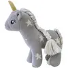Image de Peluche licorne « Étoiles enchantées » - 38 x 30 cm - Gris | par SEVIRA KIDS