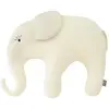 Image de Grande peluche en coton tricoté « Éléphant » - 38 x 44 cm - Beige naturel | par SEVIRA KIDS