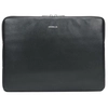 Image de Housse pour Ordinateur Portable 12.5 -14 , Pochette en Similicuir Déperlant Compatible MacBook Air et MacBook Pro 13.3 , Laptop Sleeve, Noir et Argent - Neuf