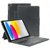 Image de Coque de Protection avec Clavier Bluetooth français iPad 10.9'' 10th gen 2022, Housse Clavier AZERTY pour iPad A2696 / A2757 / A2777 - Noir - Neuf