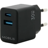 Image de Mobilis 001362 chargeur universel pour appareils mobiles Noir AC Auto