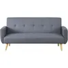 Image de Concept-usine - Canapé Scandinave Convertible 3 Places - Gris