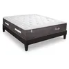 Image de Bellecour - Literie Ensemble Privilege 180x200 Cm Matelas Ressorts Ensachés + Sommier Bois