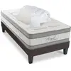 Image de Hypsom - Pack Prêt À Dormir Royal 5 90x190 Cm Matelas Mémoire De Forme + Sommier + Accessoires