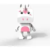 Image de Mobility on Board, haut-parleur Bluetooth pour animaux dansants modèle licorne, blanc / rose
