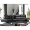 Image de Bestmobilier - Lisbona - Canapé D'Angle Convertible - En Pu - Avec Têtières Réglables - Gauche