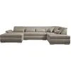Image de Lisa Design Vermont - canapé panoramique d'angle droit - 7 places - XXL , Beige