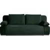 Image de Best Mobilier Elio - canapé 3 places convertible - avec coffre - en velours et velours côtelé , Vert
