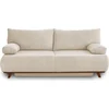 Image de Best Mobilier Cristal - canapé 3 places - convertible avec coffre - en velours côtelé , Beige