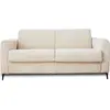 Image de Lisa Design Owen - canapé 3 places convertible express couchage quotidien 140 cm matelas 12 cm en velours côtelé , Beige