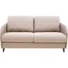 Image de Best Mobilier Cosmos - canapé 3 places convertible express couchage quotidien 140 cm matelas 11 cm en tissu , Beige