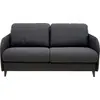Image de Best Mobilier Cosmos - canapé 3 places convertible express couchage quotidien 140 cm matelas 11 cm en tissu , Gris Anthracite