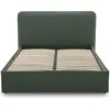 Image de Best Mobilier Goyave - lit coffre - 140x190 - en tissu - sommier inclus , Vert