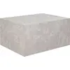 Image de Lisa Design Pula - table basse - effet marbre - 80 cm , Beige