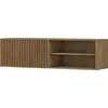 Image de Best Mobilier Portmore - meuble TV suspendu - effet bois - 2 niches et 1 porte - 150 cm , Bois
