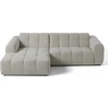 Image de Lisa Design Ray - canapé d'angle gauche - 4 places - en tissu texturé , Beige