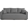 Image de Best Mobilier Regala - canapé 3 places - convertible avec coffre - en tissu , Gris