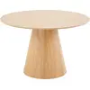 Image de Lisa Design Toledo - table à manger ronde - effet bois - 120 cm - 4 à 6 personnes , Bois