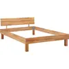 Image de Lisa Design Bonnie - cadre de lit - 140x200 cm - chêne massif , Bois
