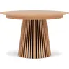 Image de Lisa Design Freya - table à manger ronde extensible - effet bois - 4 à 8 personnes , Bois