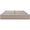 Image de Best Mobilier Isa - lit coffre - 160x200 cm - en velours côtelé , Beige