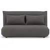 Image de Best Mobilier Candice - Banquette 2 places convertible clic-clac en velours côtelé , Gris foncé