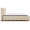 Image de Best Mobilier Darling - lit coffre - 180x200 cm - sommier inclus - en velours , Beige