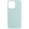 Image de Coque pour iPhone 14 Pro Max Semi-rigide Fine Intérieur Doux Bleu pâle - Neuf