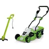 Image de Tondeuse electrique 1800W Moteur induction coupe 42 cm + Coupe bordure 250W Tête Automatique Pack VITO
