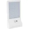 Image de Lampe LED Solaire 3W 370 Lumens LI ION 6000K Applique Blanc exterieure avec detecteur de mouvement ASLO