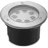 Image de Vision-el - Spot Led Extérieur Etna - 7w Encastrable Miidex Lighting® Blanc-chaud-3000k - Inox-316