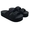 Image de CACATOES Sandales compensées Femme Caipirinha Glitter Taille 35/36 Couleur Black en occasion ou reconditionné