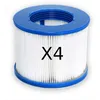 Image de Cartouche De Filtre De Piscine   Lot De 4   Cartouche Papier 120 Plis   Hauteur 80mm   Diamètre 100mm Pour Spa Gonflable   Achat Utile