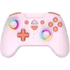Image de Subsonic - Manette Switch / Switch Oled sans fil   Manette pour Switch avec LED, vibrations et gyroscope   Rose bonbon - Neuf