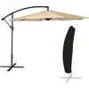 Image de Parasol déporté OAHU rond 3,50m de diamètre beige + housse