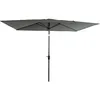 Image de Happy Garden - Parasol Droit Hapuna Rectangulaire 2x3m Gris