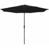 Image de Happy Garden - Parasol Droit Hapuna Rond 3,30m De Diamètre Noir
