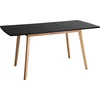 Image de Table extensible HELGA 120 / 160cm noire