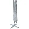 Image de Parasol déporté MOLOKAI carré 3x3m blanc + housse