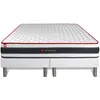 Image de Somness - Ensemble Matelas Sommier Energy 180 X 200 Cm - Couleur : Blanc