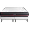 Image de Somness - Ensemble Matelas Sommier Regen 180 X 200 Cm - Couleur : Blanc