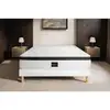 Image de Prestige Literie - Ensemble Matelas Sommier Privilège 140 X 200 Cm - Couleur : Blanc