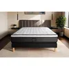 Image de Prestige Literie - Ensemble Matelas Sommier Suite 140 X 200 Cm - Couleur : Noir